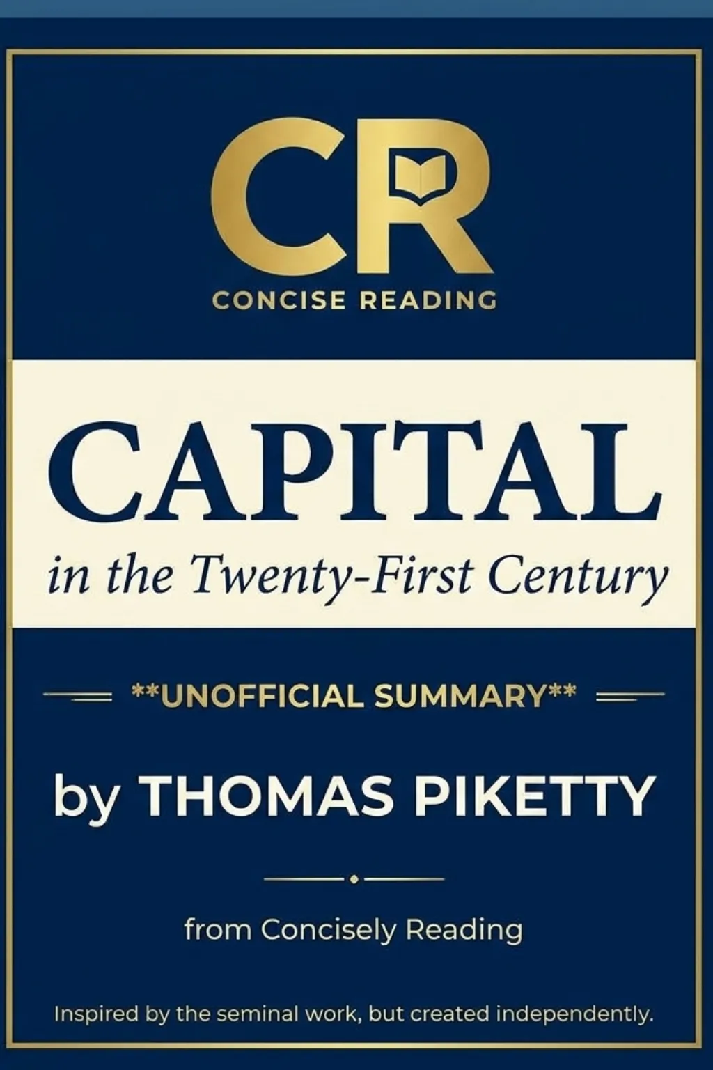 Capital in the Twenty-First Century by Thomas Piketty — book cover