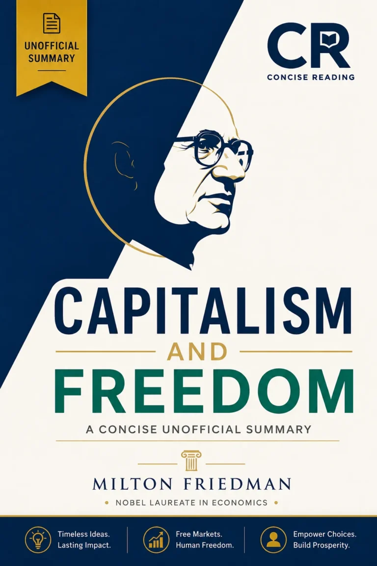 Capitalism and Freedom by Milton Friedman book cover