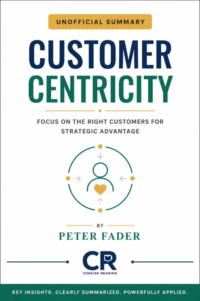 Customer Centricity by Peter Fader book cover — summary available at Concise Reading