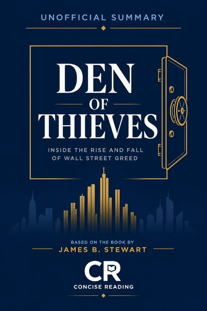 Den of Thieves book cover — James B. Stewart — Wall Street insider trading scandal