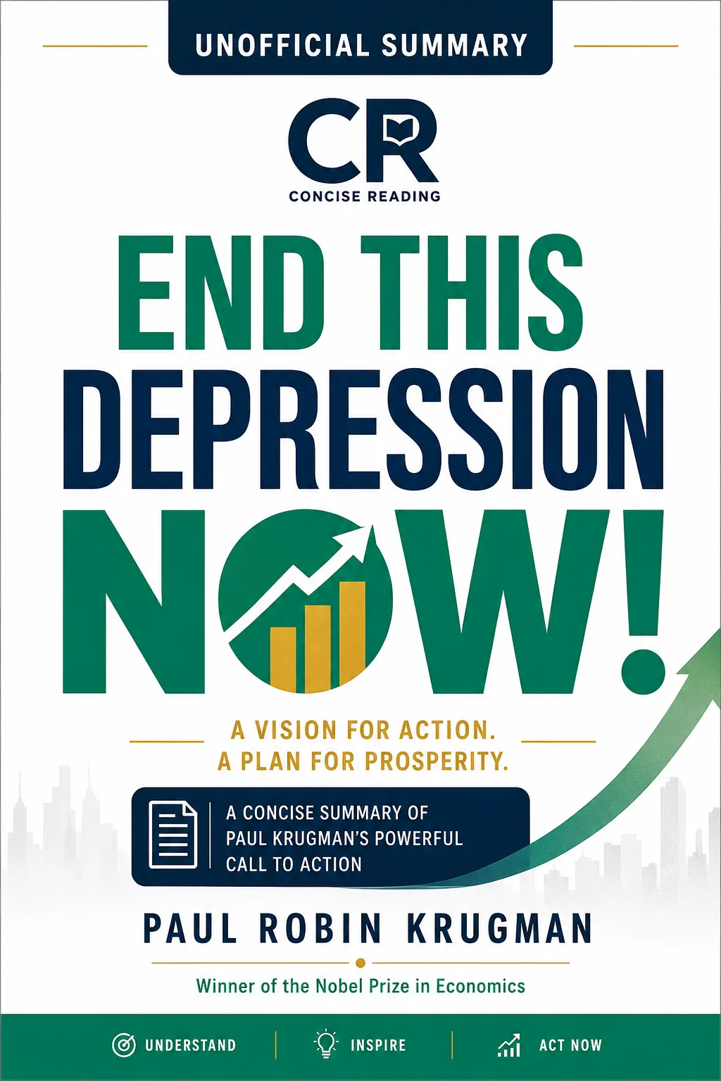 End This Depression Now! book cover — Paul Krugman summary on Concise Reading