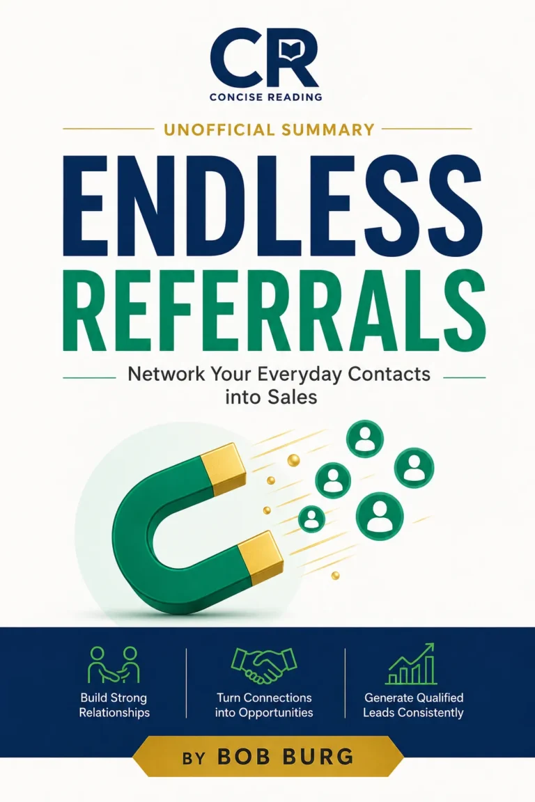 Endless Referrals by Bob Burg book cover — summary available at Concise Reading