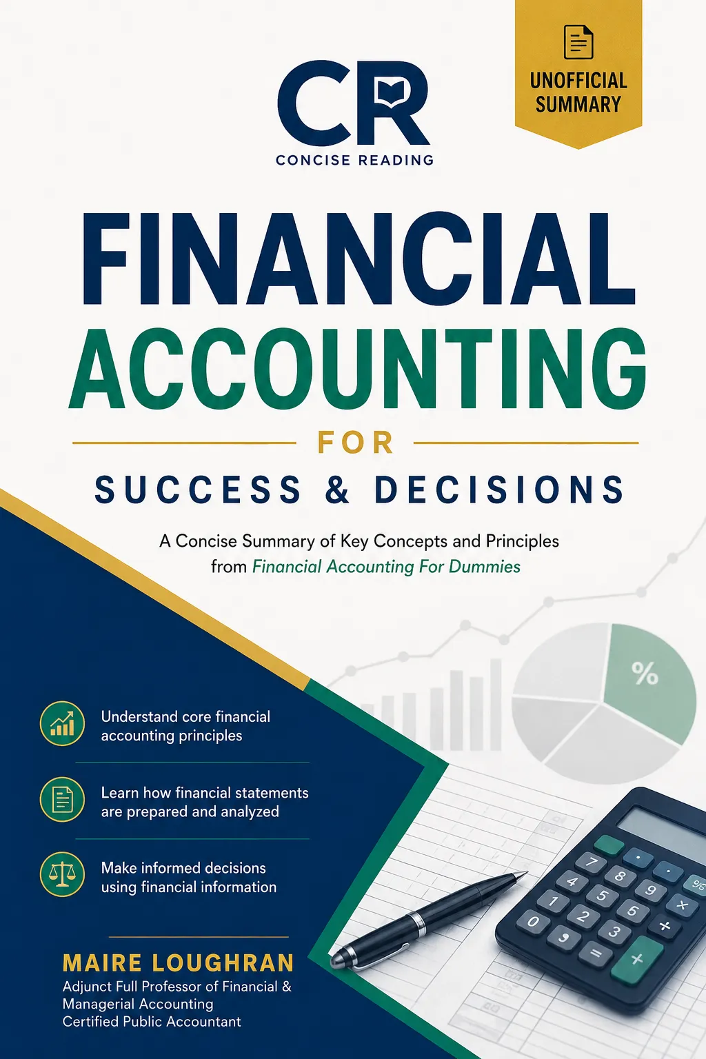 Financial Accounting For Dummies by Maire Loughran — Book Cover