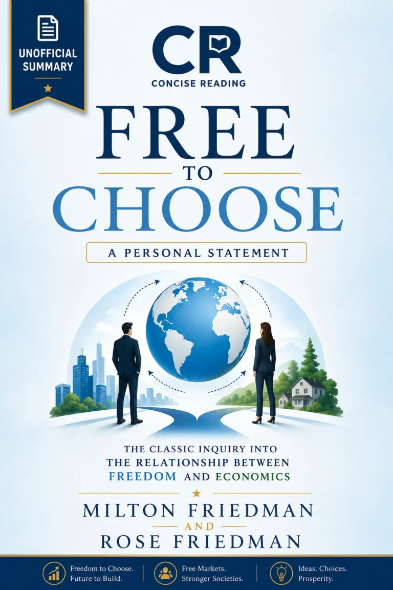Free to Choose book cover by Milton Friedman