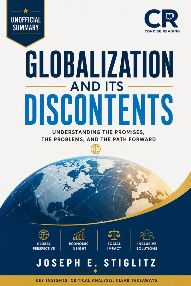 Book cover of Globalization and Its Discontents by Joseph Stiglitz — featured in free and premium summary by Concise Reading