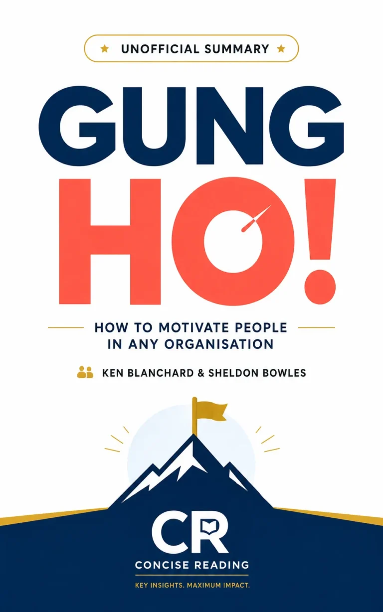 Gung Ho book cover — Ken Blanchard and Sheldon Bowles leadership book summary