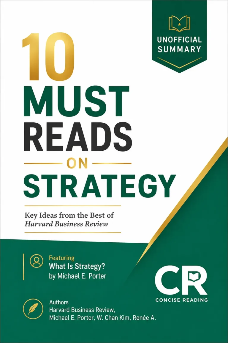 HBR's 10 Must Reads on Strategy by Harvard Business Review and Michael E. Porter — Book Cover