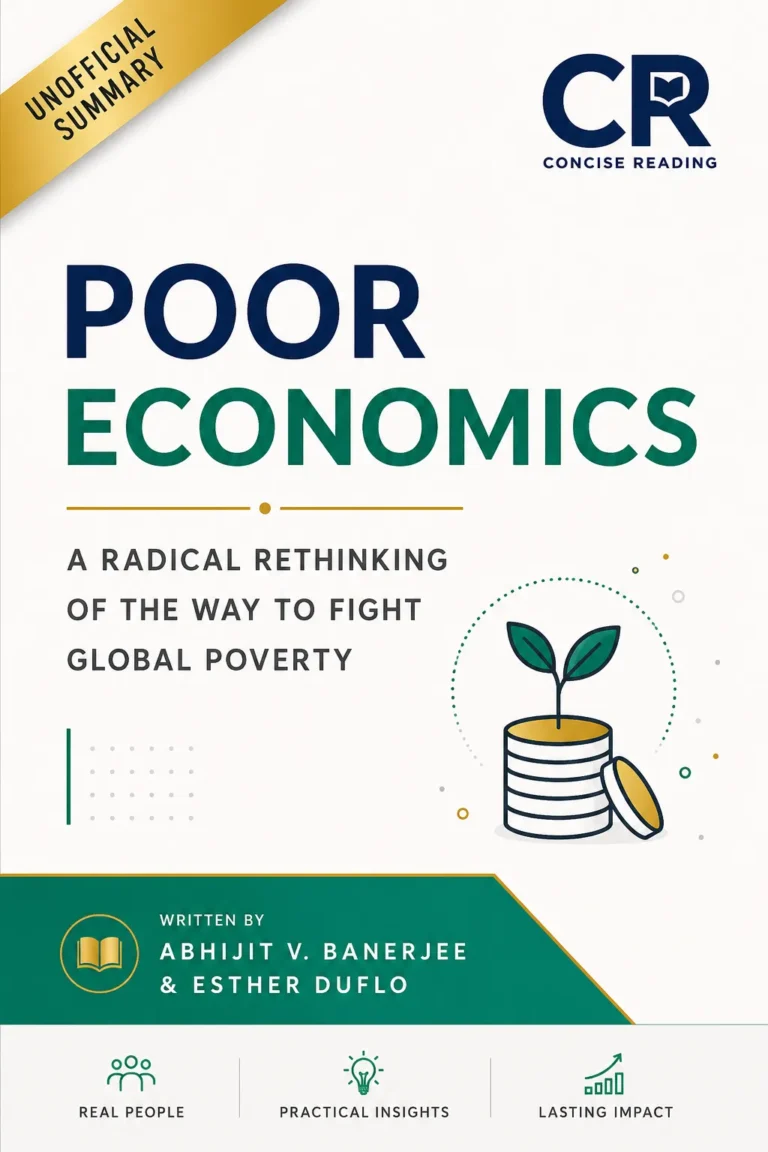 Poor Economics by Abhijit Banerjee and Esther Duflo — book cover