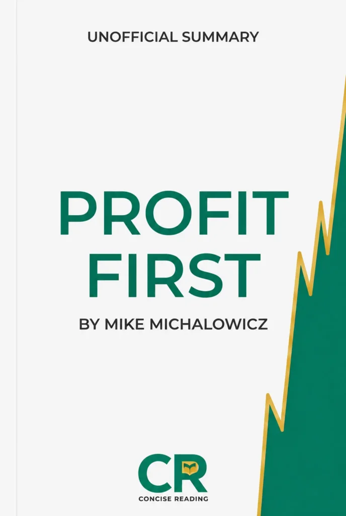 Profit First book cover — Mike Michalowicz summary by Concise Reading