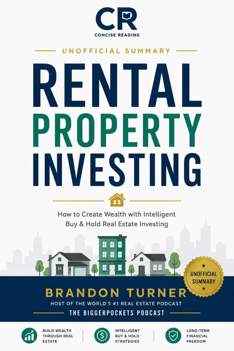 The Book on Rental Property Investing by Brandon Turner — book cover, summary by Concise Reading
