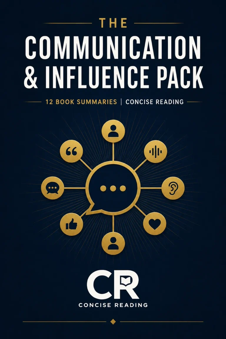 Communication and influence book summary bundle cover — 12 books by Concise Reading