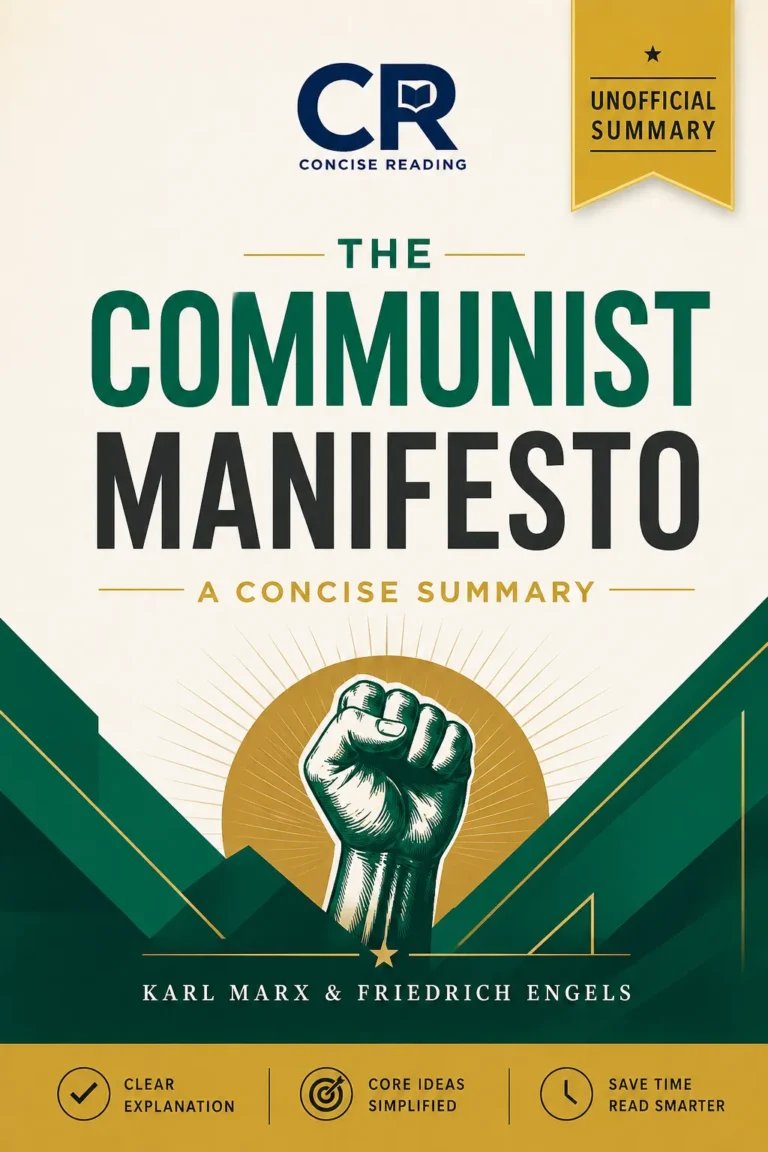 The Communist Manifesto book cover — summary by Concise Reading