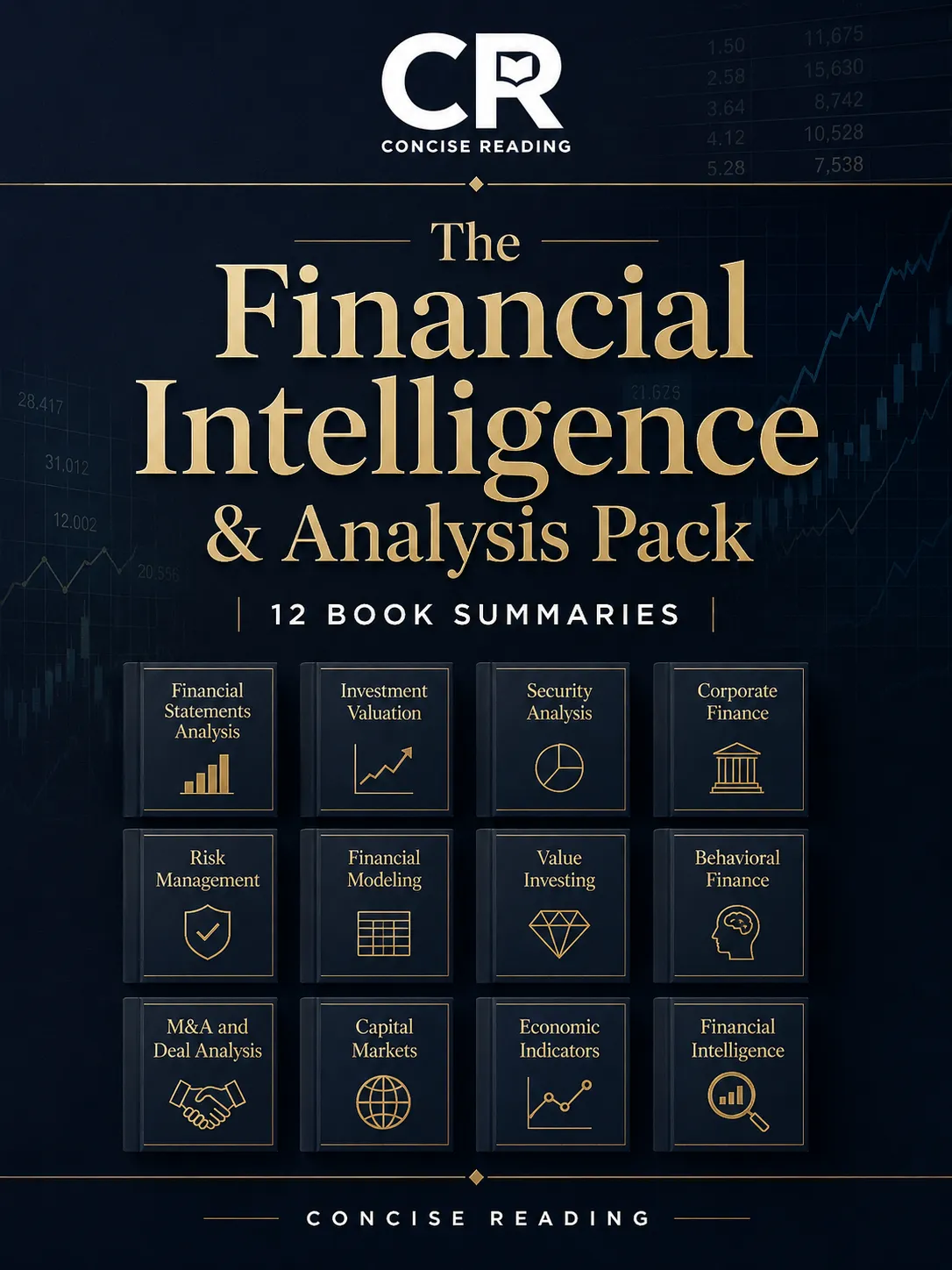 Financial Intelligence and Analysis Pack — 12 Premium Book Summaries by Concise Reading