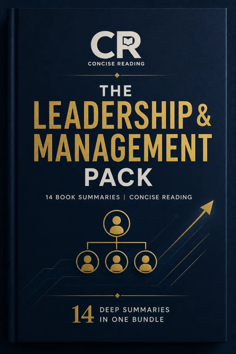 Leadership and management book summaries pack — 14 books by Concise Reading
