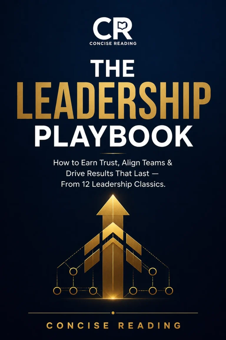 The Leadership Playbook: How to Lead Teams, Build Culture and Drive Results — synthesised from 12 leadership classics by Concise Reading