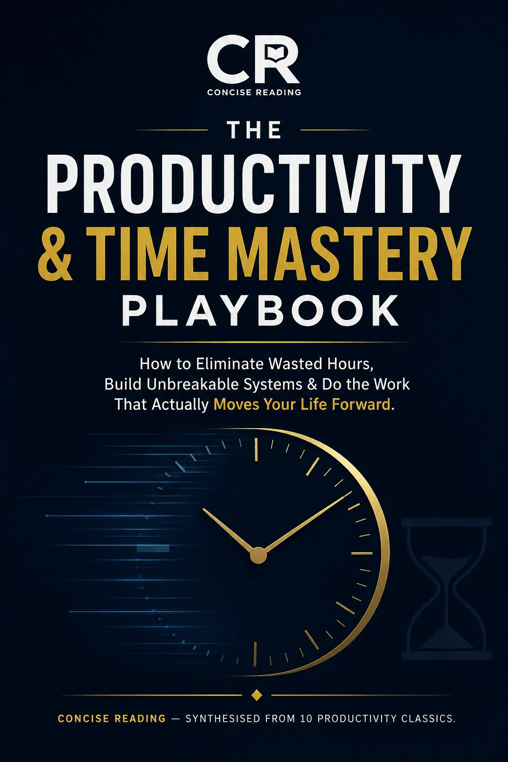 The Productivity and Time Mastery Playbook by Concise Reading — synthesised from 10 productivity classics