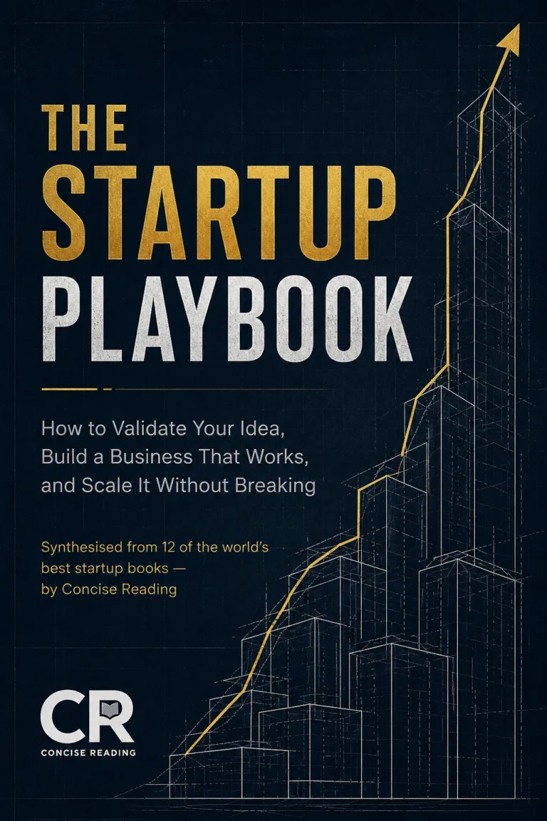 The Startup Playbook: How to Validate Your Idea, Build a Business That Works, and Scale It Without Breaking — by Concise Reading