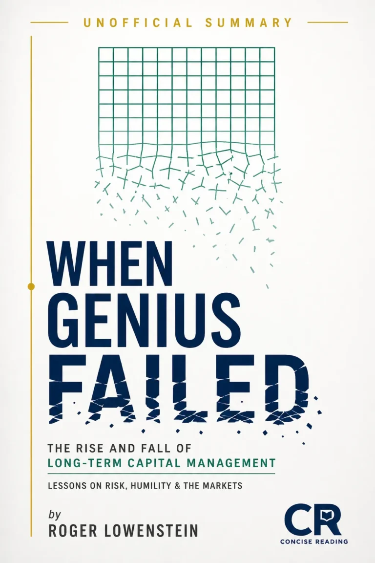 When Genius Failed by Roger Lowenstein book cover