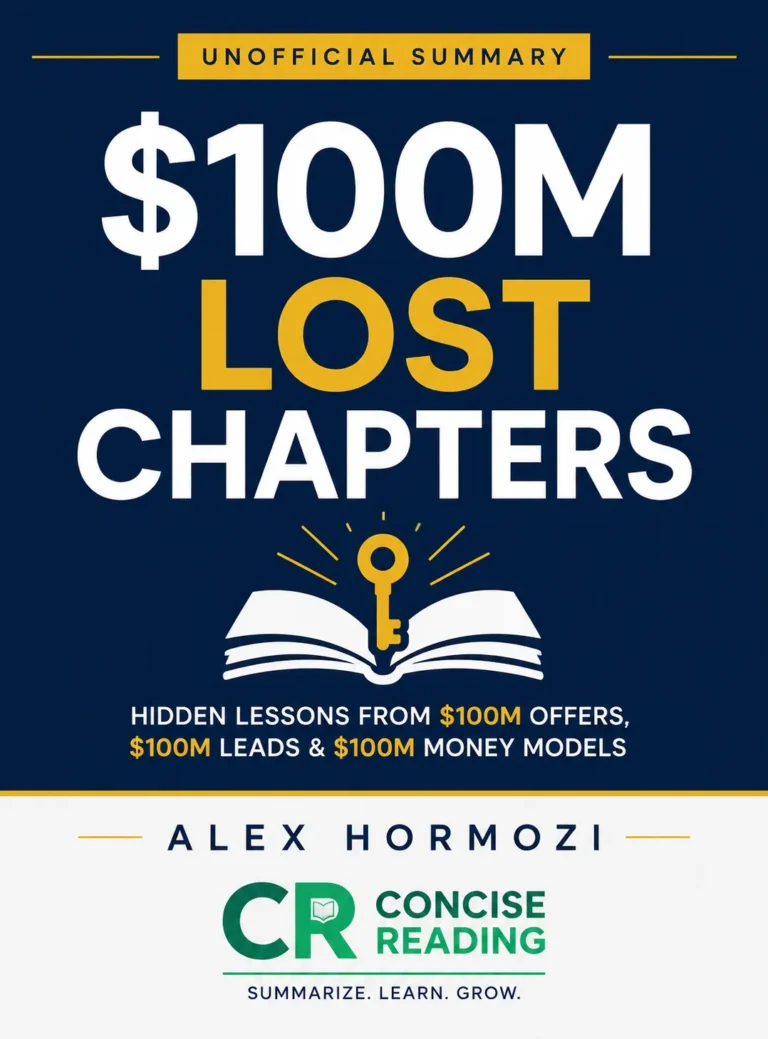 $100M Lost Chapters book cover by Alex Hormozi