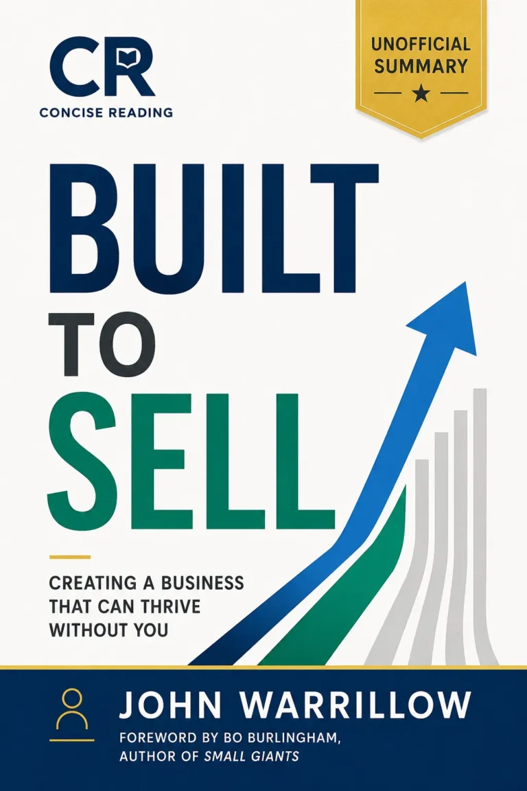 Built to Sell book cover — summary by Concise Reading