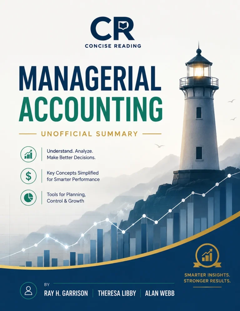 Managerial Accounting book cover — Garrison, Libby & Webb summary at Concise Reading