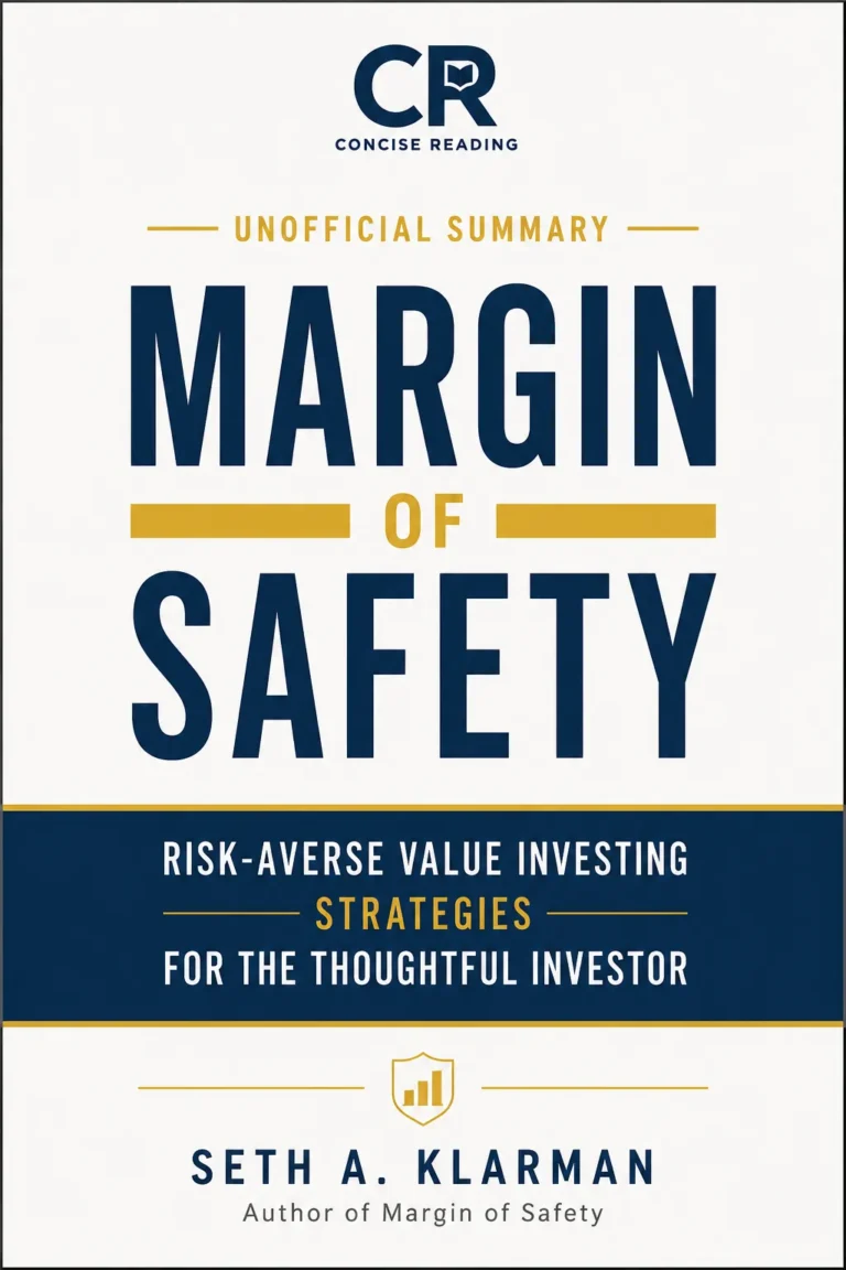 Margin of Safety by Seth Klarman book cover — value investing summary