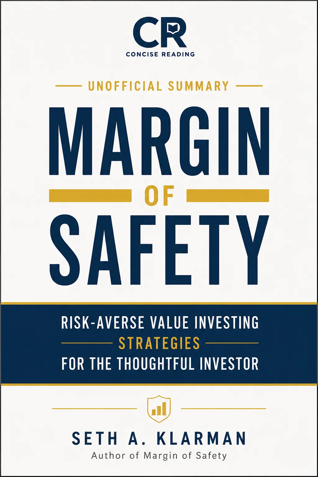 Margin of Safety by Seth Klarman book cover — value investing summary