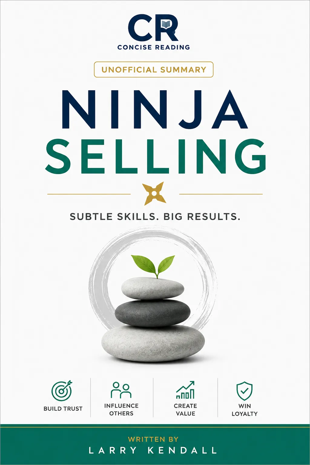Ninja Selling book cover by Larry Kendall — free and premium summary