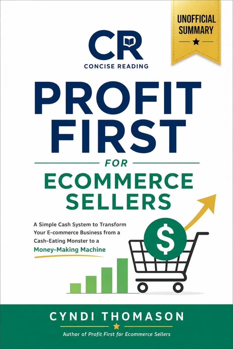 Book cover of Profit First for Ecommerce Sellers by Cyndi Thomason — summarized by Concise Reading