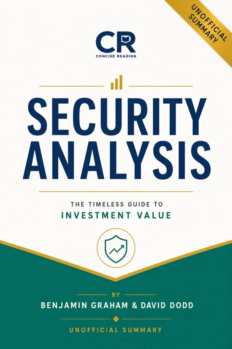 Security Analysis by Benjamin Graham and David Dodd book cover — value investing classic