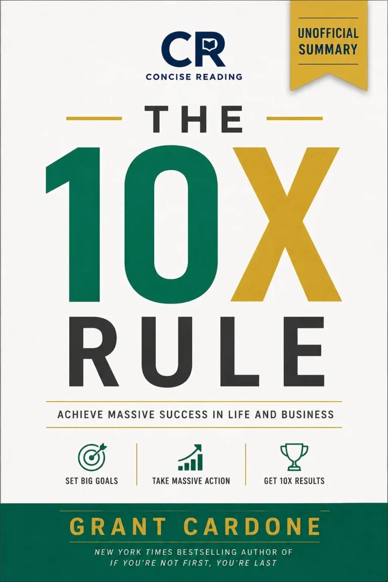 The 10X Rule by Grant Cardone — book cover