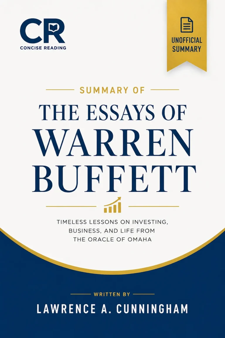 The Essays of Warren Buffett by Lawrence A. Cunningham — book cover used in Concise Reading summary