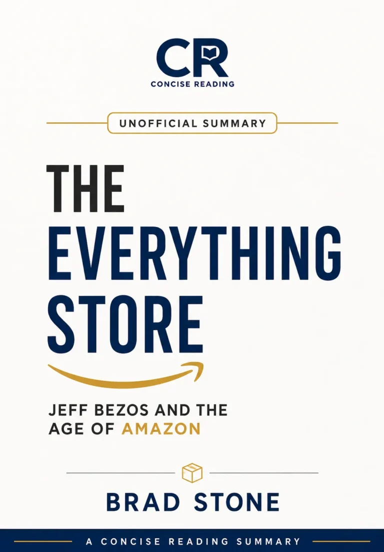 The Everything Store by Brad Stone book cover — summary and key lessons by Concise Reading