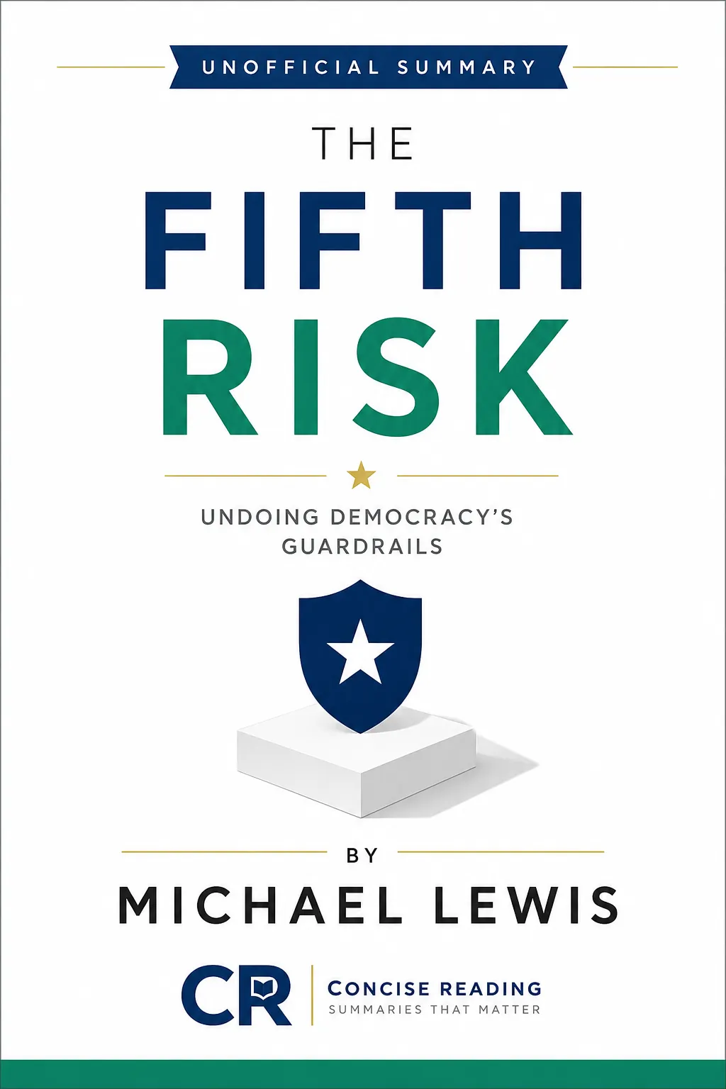 The Fifth Risk book cover — Michael Lewis summary at ConciseReading.com