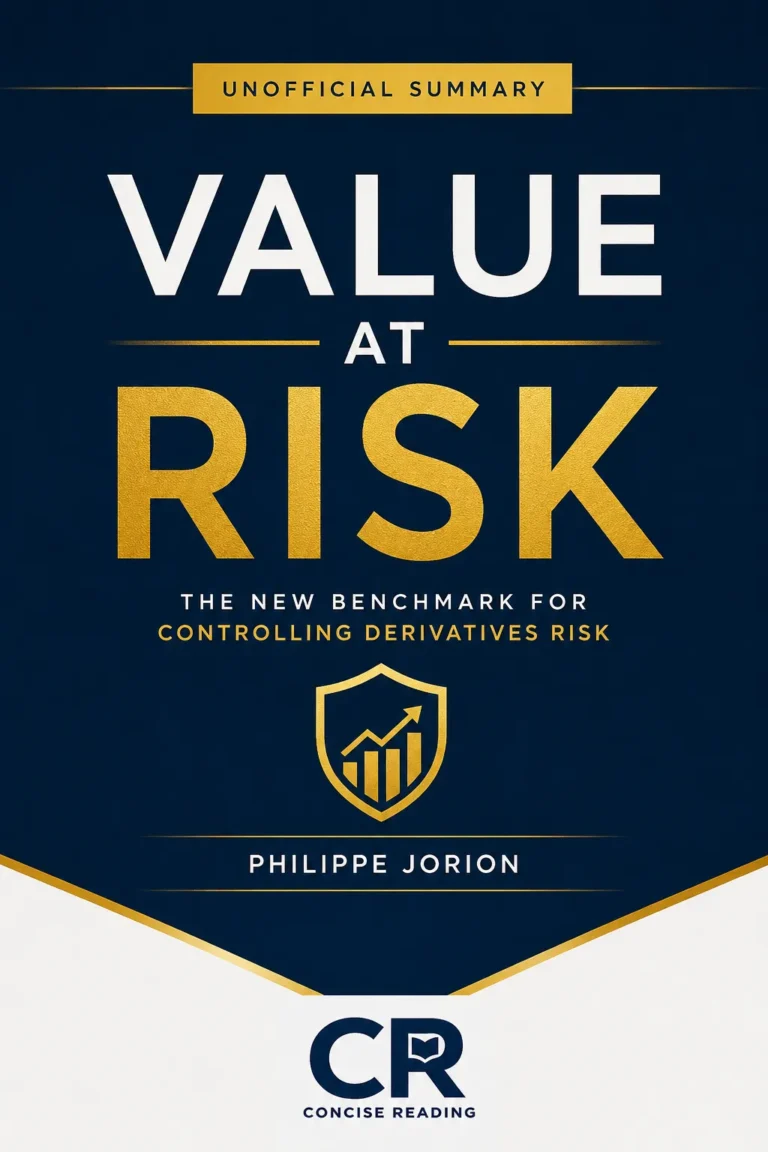 Value at Risk by Philippe Jorion book cover — financial risk management summary